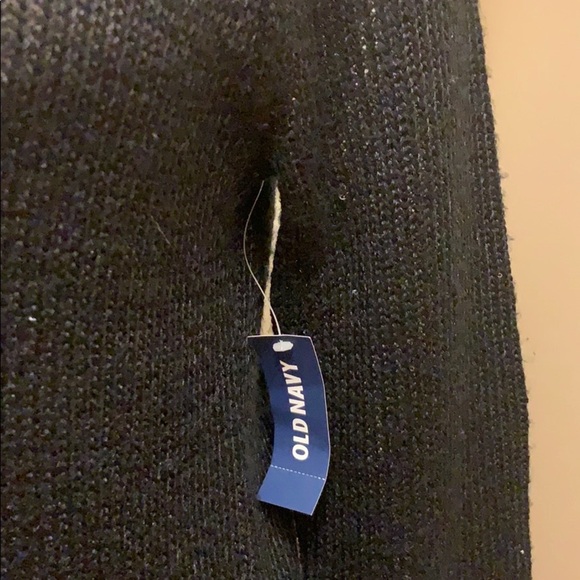 Old Navy Black Sweater with Silver Sparkles - Picture 9 of 10